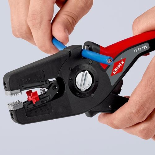 KNIPEX Automatikabisolierzange PreciStrip16 L.195mm 0,08-16 (AWG 28-5) mm² KNIPEX