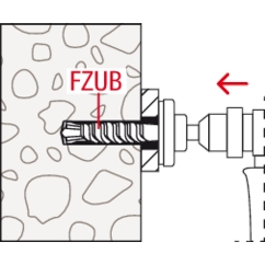 FISCHER Zykon-Bolzenanker FZA 14x60 M10/25 A4