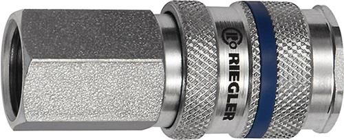 RIEGLER Schnellver.Kup.DN 7,8 IG STA Gew.G 1/4 11,45mm RIEGLER
