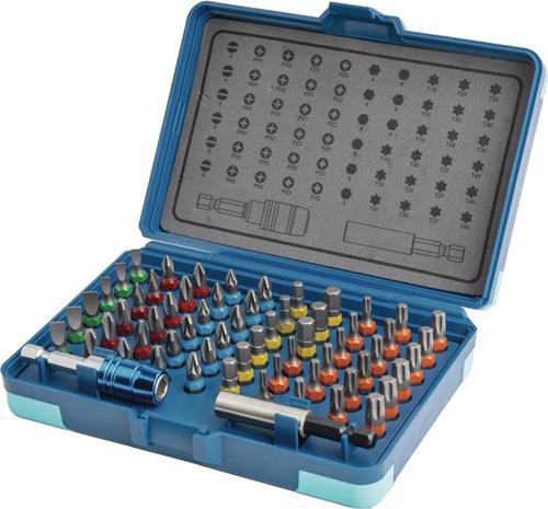 TECWERK Bitsortiment 62-tlg.Schlitz/PH/PZD/TX/6Kt.TECWERK