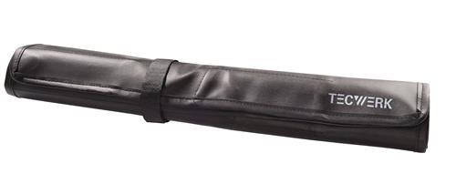 Ringmaulschlüssel-Satz Form A CV-Stahl in Rolltasche TECWERK