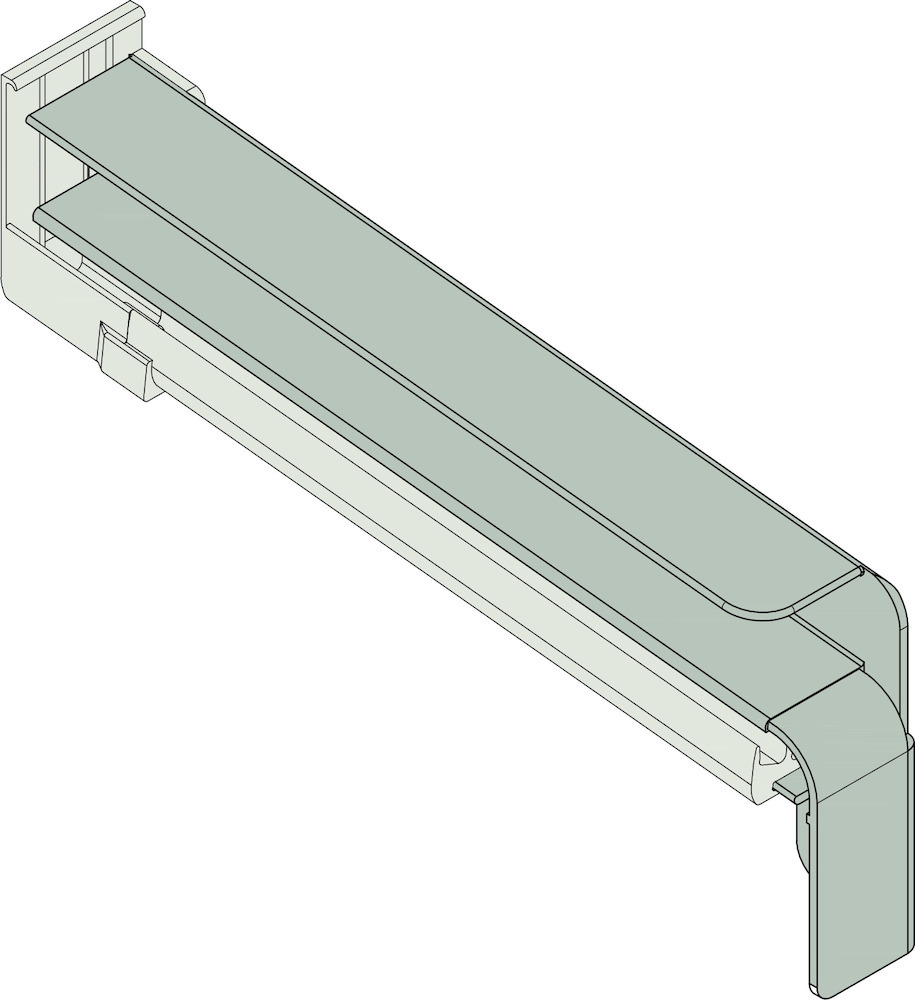 GUTMANN Gleitabschluss BF 4006-Z, 340 mm, mit Dichtstück