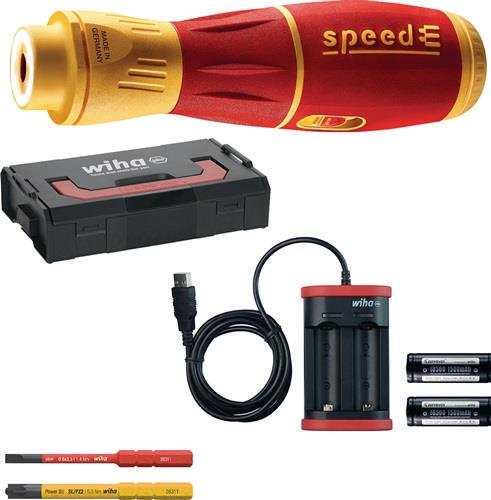WIHA Schraubendreherset speedE® II electric 6-tlg.Akku Schlitz/(+/-Schlitz/PZD) WIHA WIHA Schraubendreherset speedE® II electric 6-tlg.Akku Schlitz/(+/-Schlitz/PZD) WIHA