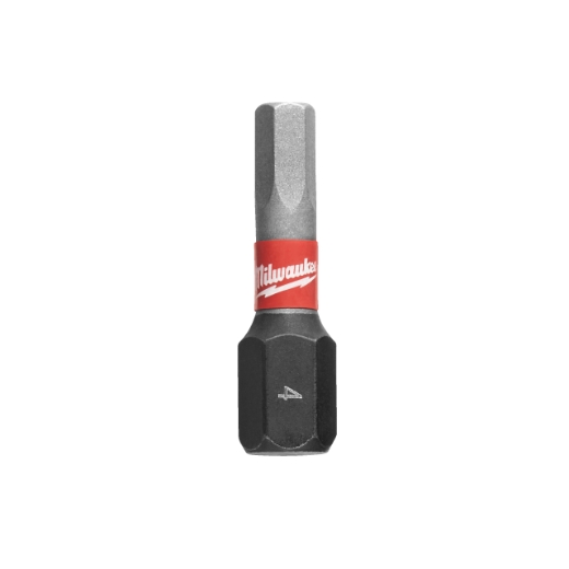 MILWAUKEE Hex 4 / 25 mm Schrauberbit SHOCKWAVE