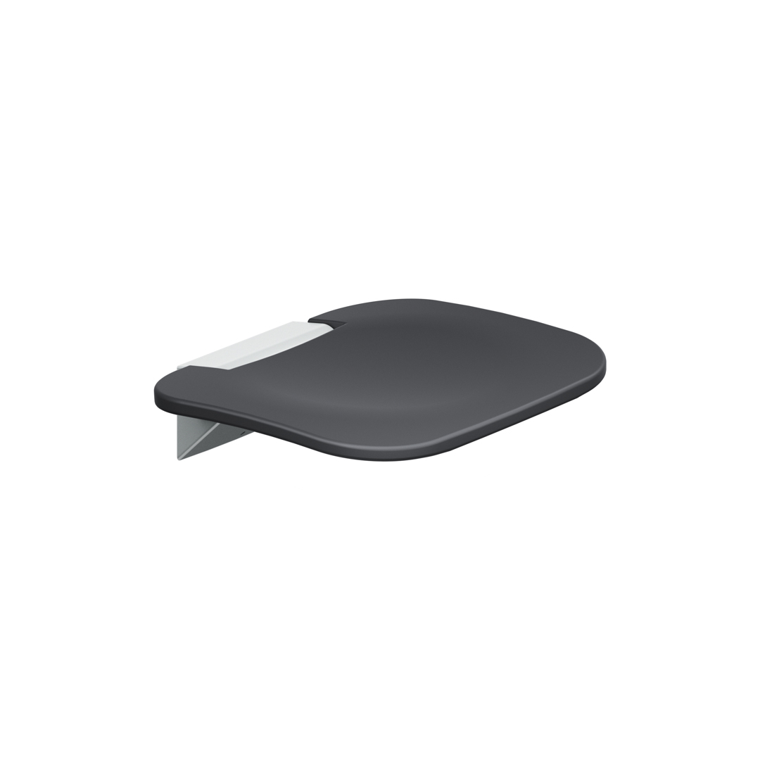 KWS Duschklappsitz A100 447x408mm graphitgrau / anthrazitgrau