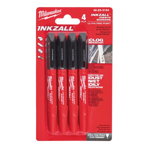 MILWAUKEE schwarz INKZALL Feine Marker