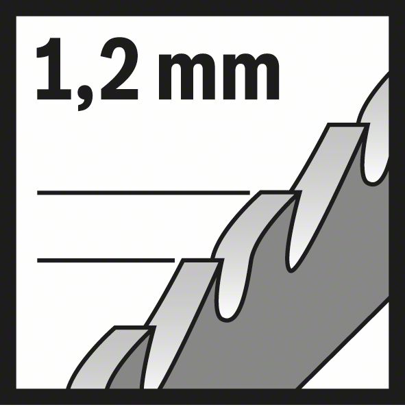 BOSCH Stichsägeblatt T 321 AF Speed for Metal, 5er-Pack