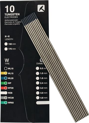 TIGZONE Wolframelektrode D.2,4mm L.175mm grau TIGZONE