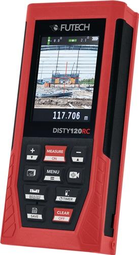 FUTECH Laserentfernungsmesser DISTY 120 RED 0,05 b.120m ± 2mm IP 54