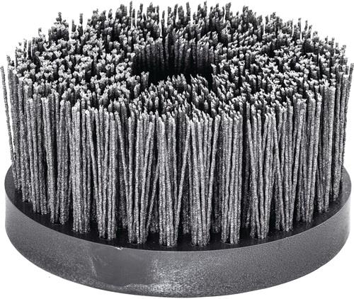 LESSMANN Tellerbürste D.130mm M14 SiC Schleifborsten K.80 2500min-¹ LESSMANN
