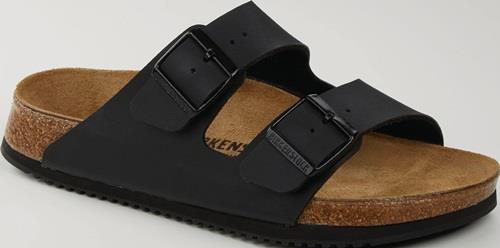 BIRKENSTOCK Sandale Arizona PROF Gr.40 schwarz Birko Flor DIN EN ISO 20347 BIRKENSTOCK