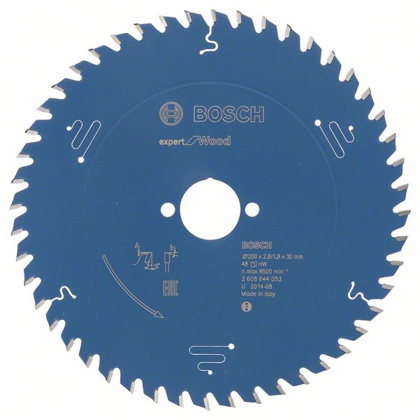 BOSCH Kreissägeblatt Expert for Wood, 200 x 30 x 2,8 mm, 48