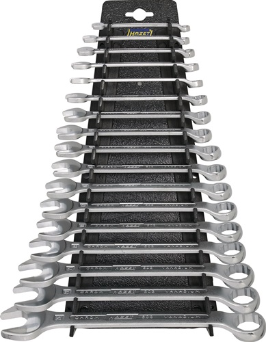 Ringmaulschlüsselsatz 603/17H 17-tlg.SW 6-24mm Form B Spezialstahl HAZET Ringmaulschlüsselsatz 603/17H 17-tlg.SW 6-24mm Form B Spezialstahl HAZET