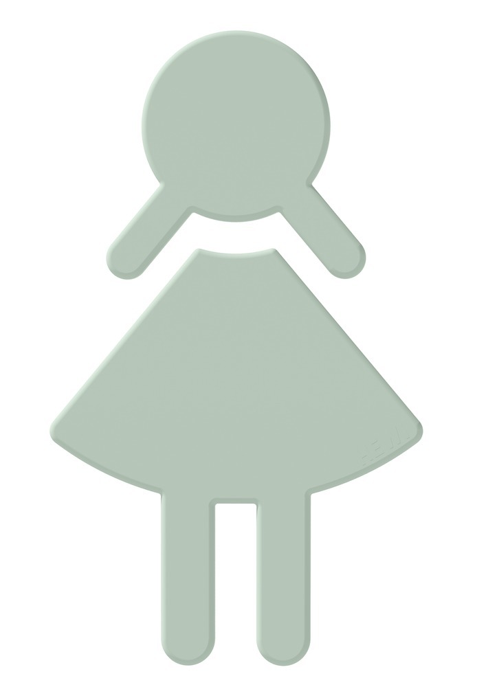 HEWI Hinweisschild FRAU 801.91.020, Polyamid, 801.91.020 97