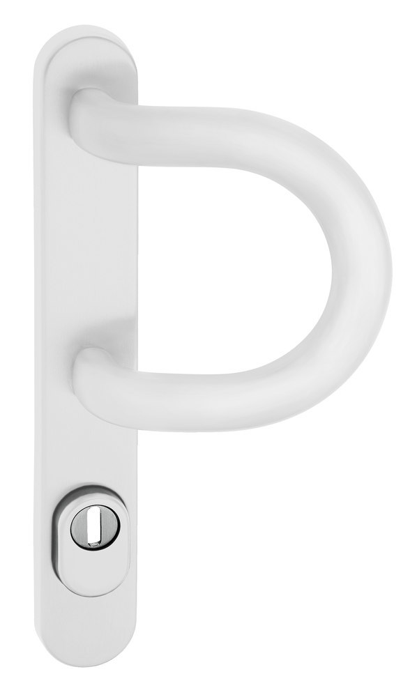 EDI Kronos  1145 Langschild Aluminium Haustür verkehrsweiß