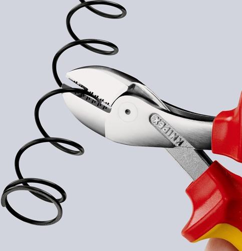 KNIPEX Kompaktseitenschneider X-Cut® L.160mm VDE Mehrkomp.-Hüllen VDE KNIPEX