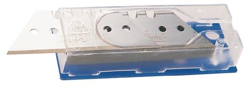 TECWERK Trapezklinge L52xB18,7xS0,65mm m.Lochung 50 St./Spender TECWERK