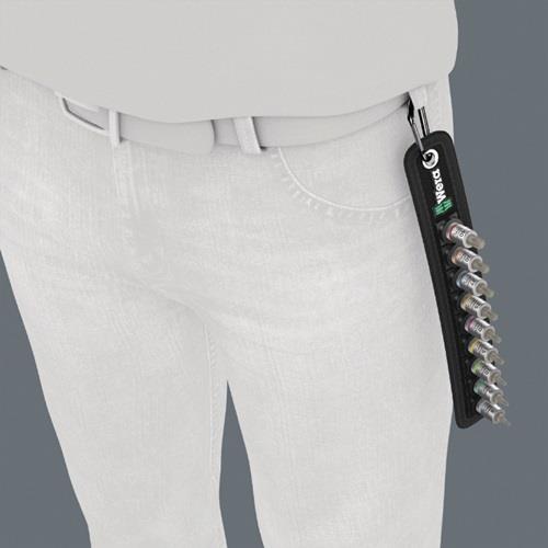 WERA Steckschlüsselsatz Belt 3 9-tlg.1/4 Zoll T8-T40 f.Innen-Torx-Schrauben WERA WERA Steckschlüsselsatz Belt 3 9-tlg.1/4 Zoll T8-T40 f.Innen-Torx-Schrauben WERA