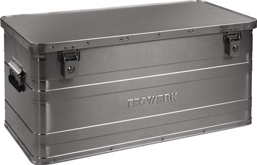 TECWERK Aluminiumbox L780xB380xH380mm 90l m.Klappverschluss u.Zylinderschl.TECWERK
