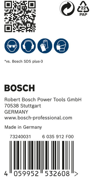 BOSCH EXPERT SDS plus-7X Hammerbohrer, 10 x 150 x 215 mm, 30-tlg.. Für Bohrhämmer