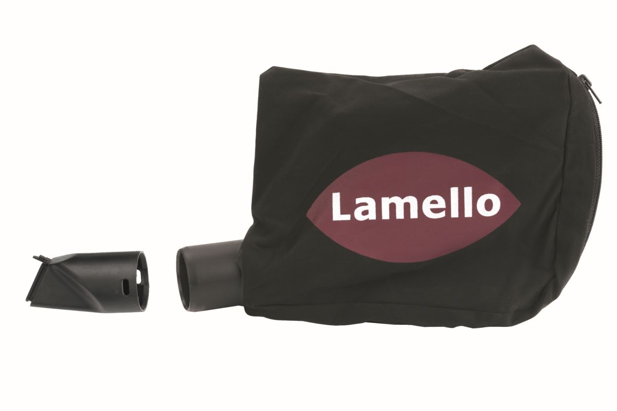 LAMELLO Spänesack aus Stoff für Nutfräsmaschine, inkl. Absaugadapter 36 mm, 257530