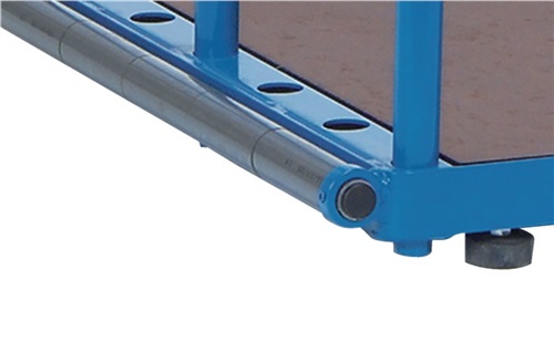 FETRA Plattenständer L1200xB800mm o.Bügel 6Fächer Fach-B.90mm pulverbesch.brillantblau