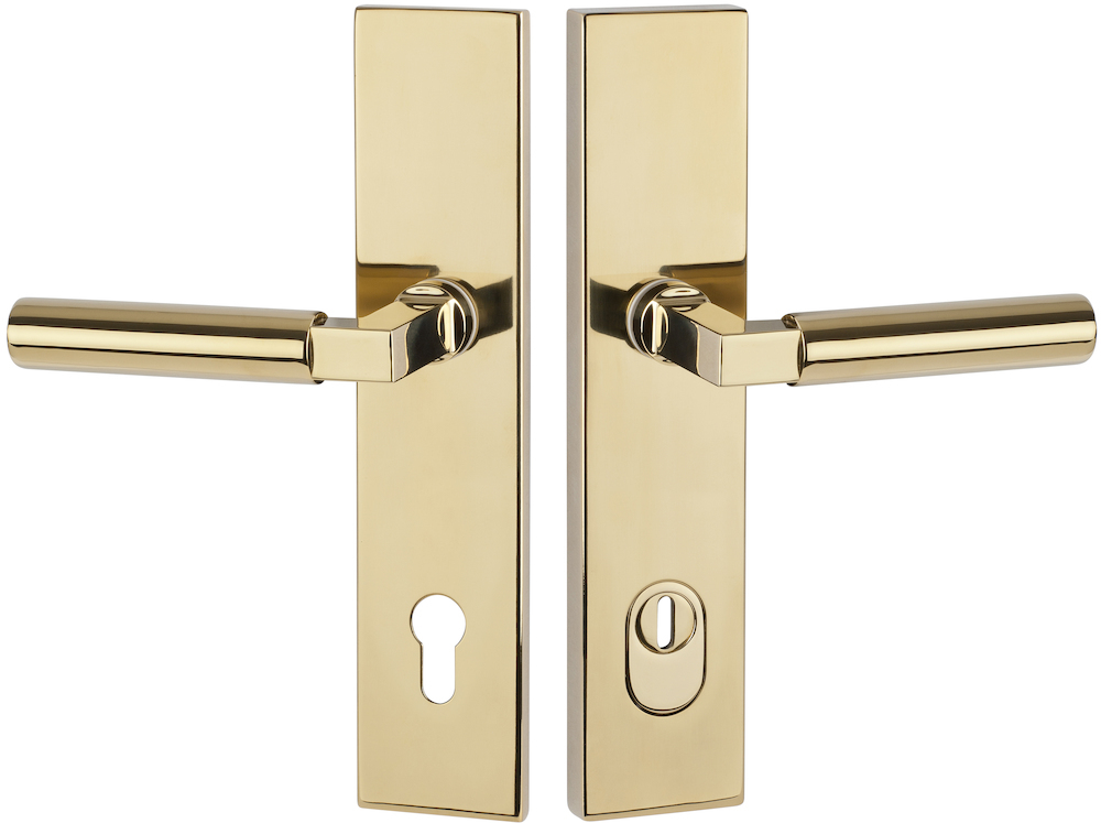 HERMAT Schutz-Drückergarnitur INFINITY CLASSIC 1832/2094.KSH, ES 1, Messing