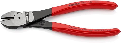 KNIPEX Kraftseitenschneider L.180mm pol.Form 0 Ku.-Überzug KNIPEX