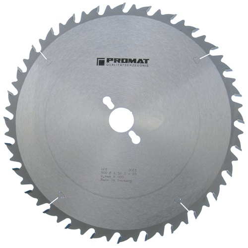 PROMAT Präzisionskreissägeblatt AD 300mm Z.28 WZ Bohr.30mm Schnitt-B.3,2mm HM PROMAT