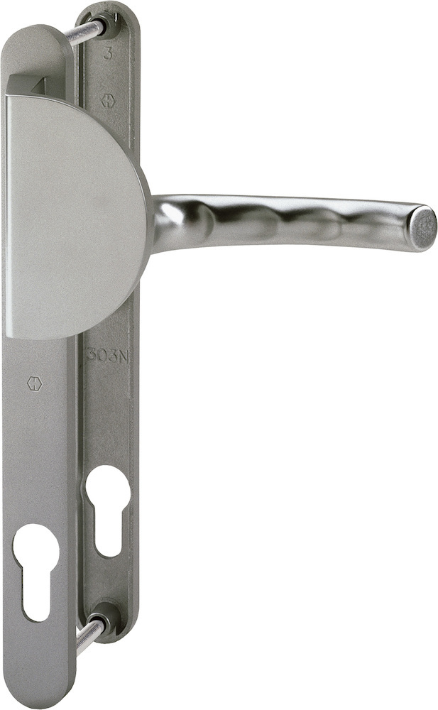 HOPPE® Wechselgarnitur mit Schmalschild Tôkyô 554/303N/1710RH, Aluminium, 1741396