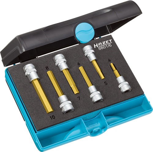 HAZET Steckschlüsseleinsatz-Satz 8801/6 6-tlg.SW 4/10mm HAZET Steckschlüsseleinsatz-Satz 8801/6 6-tlg.SW 4/10mm