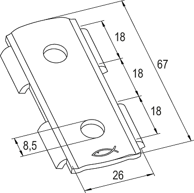 FISCHER Schienenverbinder SV 31