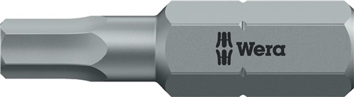 WERA Bit 840/1 Z 1/4 Zoll 6,0mm L.25mm zähhart,HEX-Plus WERA