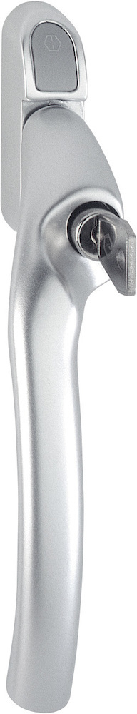 HOPPE® Fenstergriff absperrbar Tôkyô 0710EVKS/6, ohne Schrauben, Aluminium HOPPE® Fenstergriff absperrbar Tôkyô 0710EVKS/6, ohne Schrauben, Aluminium
