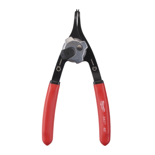 MILWAUKEE 45° gekröpft, 1,2 mm Spitze, für Größe A1/J1 Sicherungsringzange für Wellen und Bohrungen