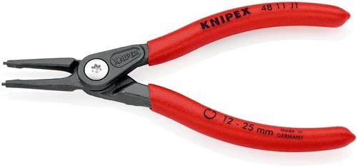 KNIPEX Präzisionssicherungsringzange J 1 f.Bohrungen D.12-25mm L.140mm KNIPEX