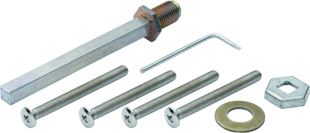 HOPPE® Befestigungsset für Schutz-Wechselgarnituren ES1 (Knopf/Griff), VK 8 mm, DIN 966, 12118229