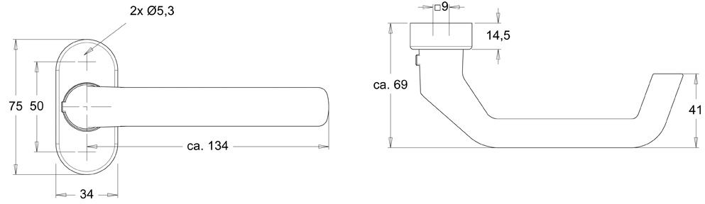 HDM Professional FS-Drücker und FS-Kugelknopf