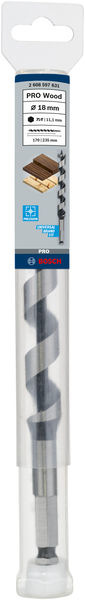 BOSCH Holzschlangenbohrer, Sechskant 18 x 170 x 235 mm, d 11,1 mm