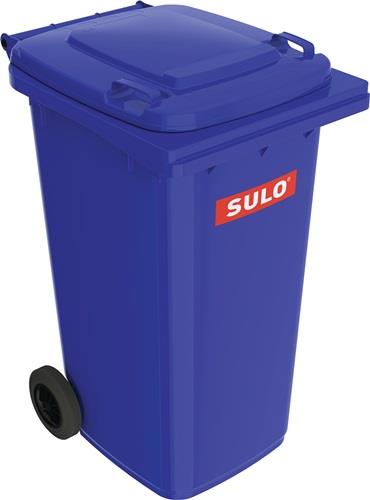 SULO Müllgroßbehälter 240l HDPE blau fahrbar,n.EN 840 SULO