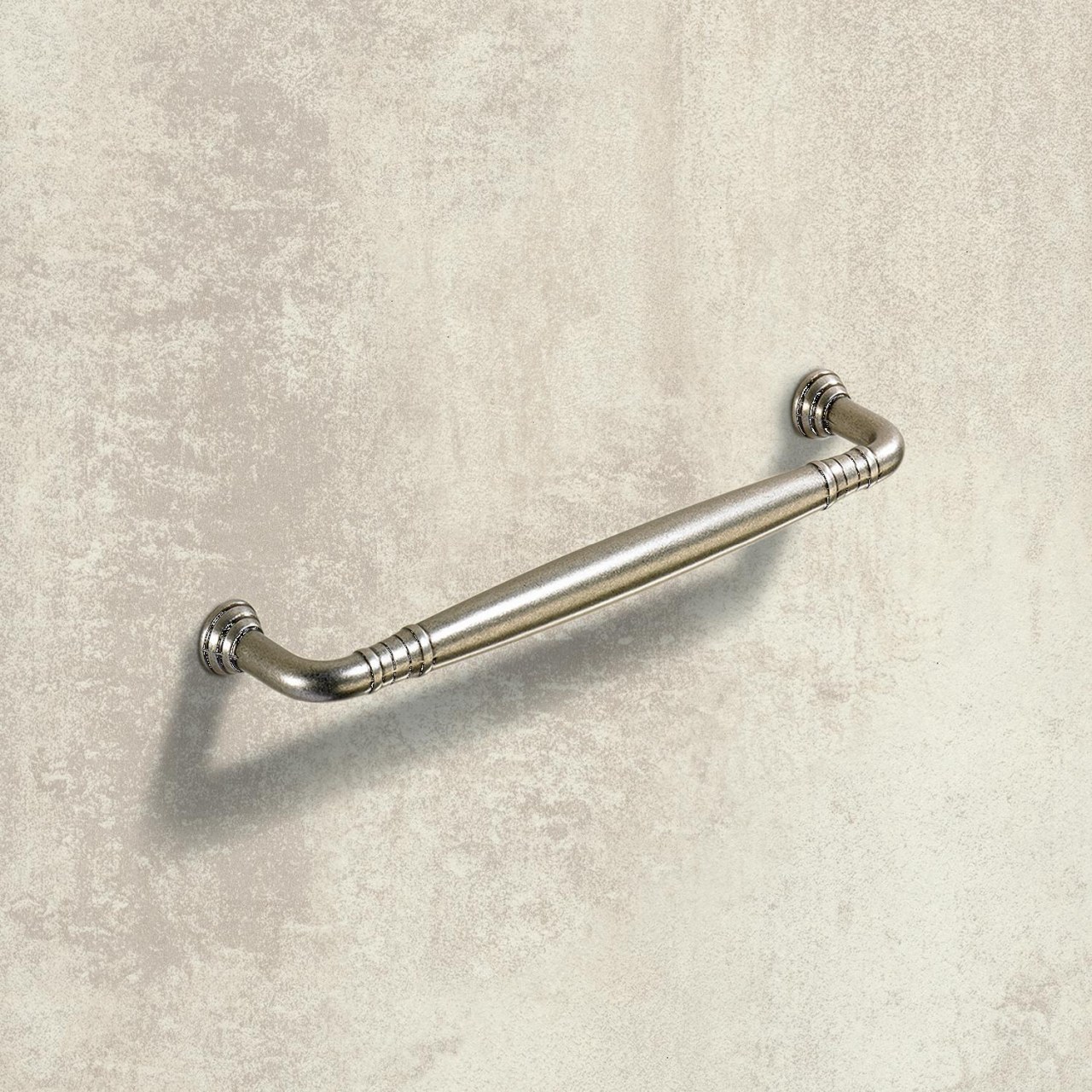 HETTICH Griff Gissi, •–• 128, H 29 mm, ø 12 mm, Zinn Optik, 9112651