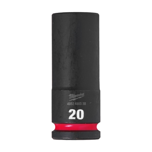 MILWAUKEE 20 x 78 mm SHOCKWAVE Schlagnuss 1/2" lang