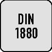 PROMAT Walzenstirnfräser DIN 1880 TypN D.80mm HSS-Co5 TiCN Z.10 PROMAT