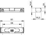WINKHAUS Kippschließblech SBK.A.75.ZN.KS, Stahl, WINKHAUS Kippschließblech SBK.A.75.ZN.KS, Stahl,