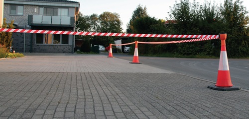Nordwest Leitkegelaufsatz ALCT Gurtband 9m orange ALLROUNDLINE