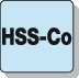 PROMAT Einschnittgewindebohrer DIN 352 Form B M6x1mm HSS-Co ISO2 (6H) PROMAT