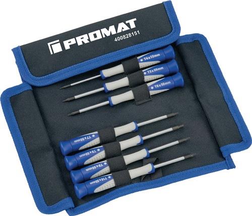 PROMAT Feinmechanikerschraubendrehersatz 7tlg.TORX® PROMAT