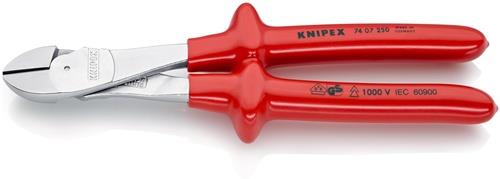 KNIPEX Kraftseitenschneider L.250mm VDE Form 0 tauchisol.KNIPEX