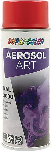 DUPLI-COLOR Buntlackspray AEROSOL Art feuerrot glänzend RAL 3000 400ml Spraydose