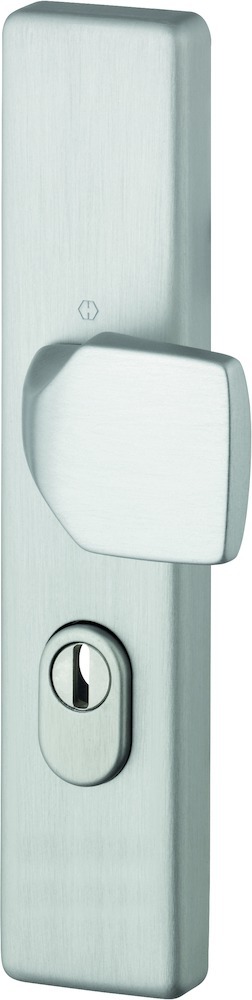 HOPPE® Knopf auf Schutz-Langschild 61G/2222ZA, 8/72, Aluminium, 11789219
